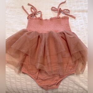 Angel Dear Smocked Tutu Onesie